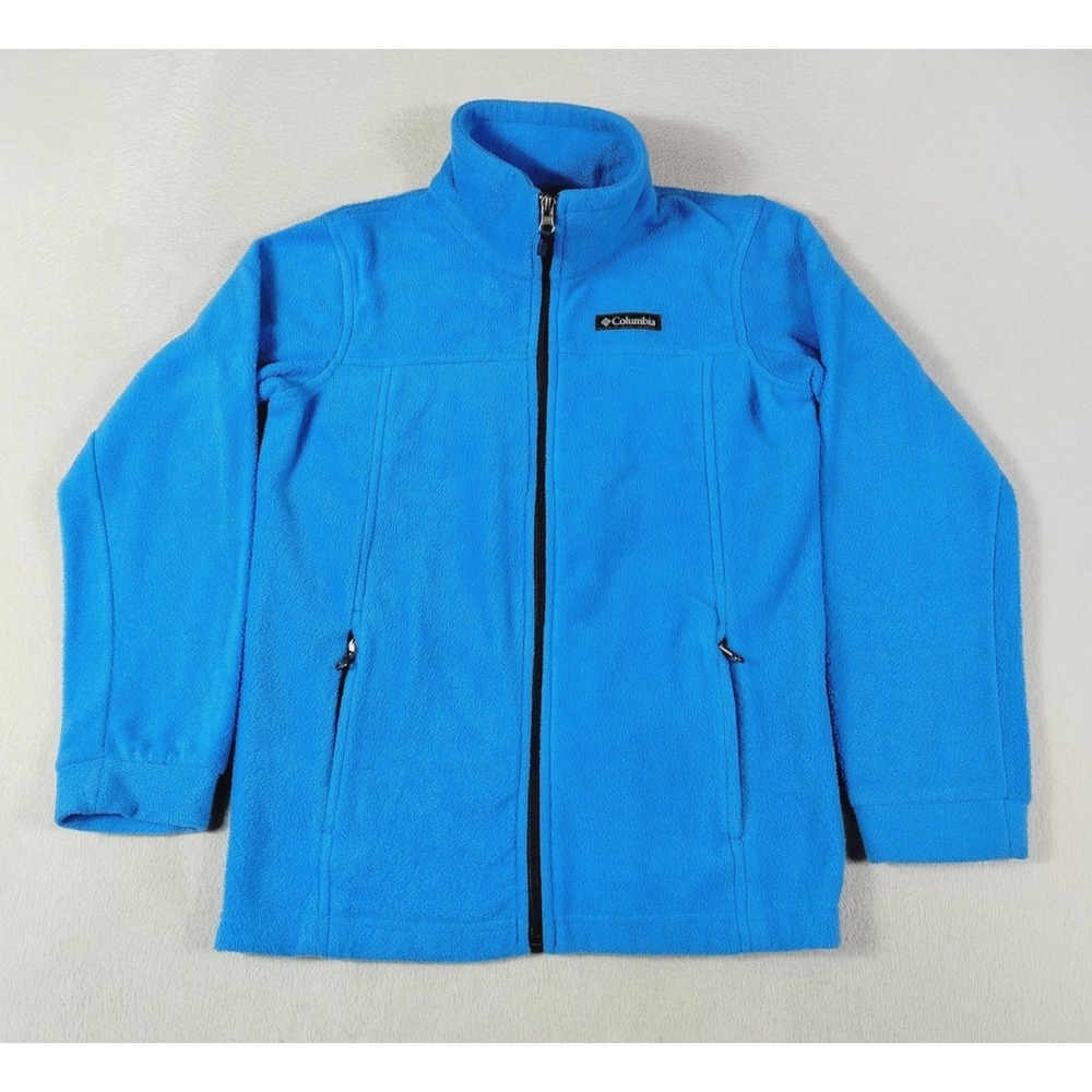 Columbia Jacket Youth Medium 10/12 Blue Steen Mountain II Fleece Gorpcore Hiking